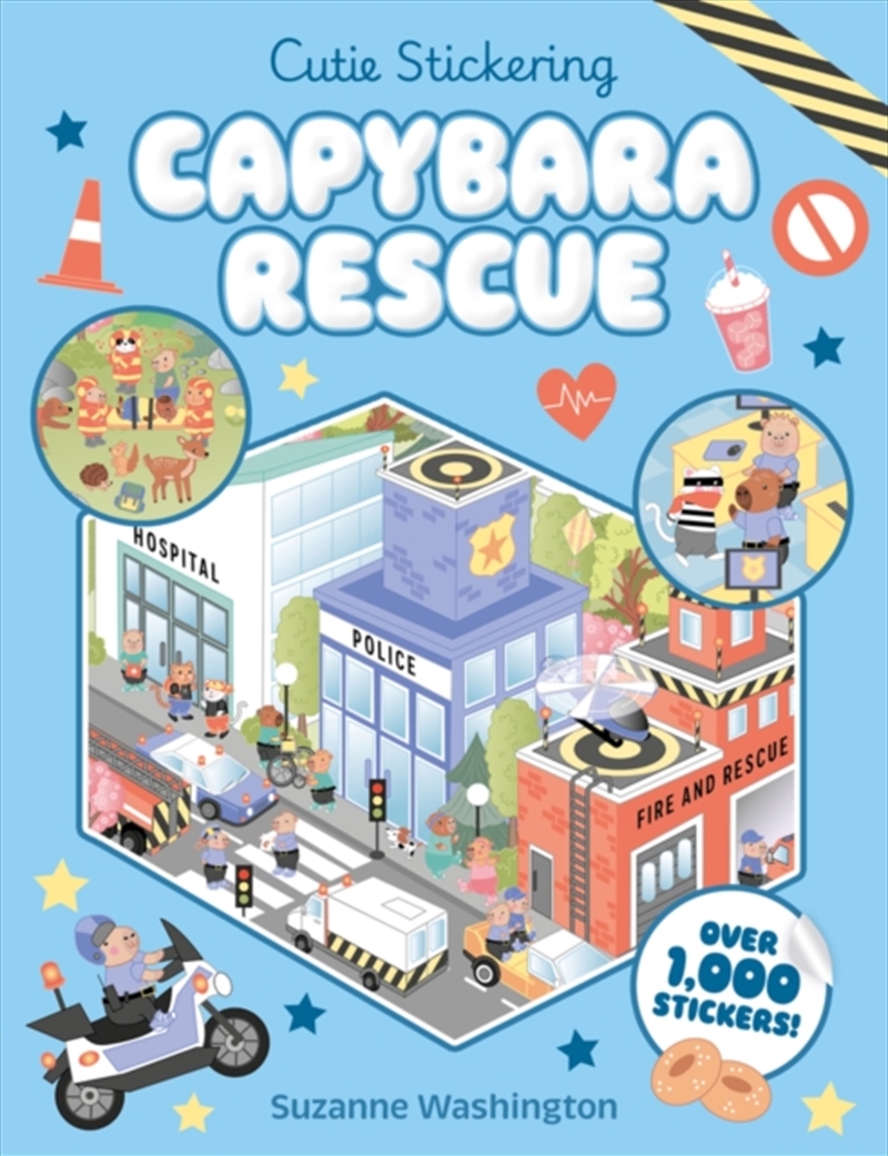 Cutie Stickering #2 Capybara Rescue: The Ultimate Cosy Sticker Book/Product Detail/Kids Activity Books