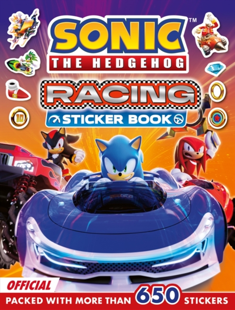 Sonic the Hedgehog Racing Sticker Book/Product Detail/Kids Activity Books