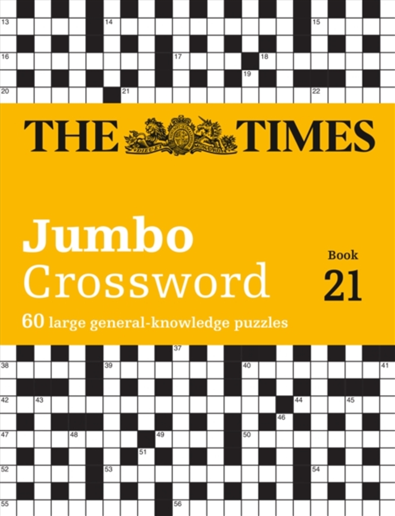 The Times 2 Jumbo Crossword Book 21 : 60 Large General-Knowledge Crossword Puzzles/Product Detail/Adults Activity Books