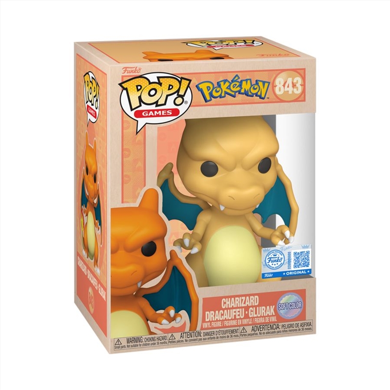 Pokemon - Charizard (Pastel) Pop! Vinyl [RS]/Product Detail/TV