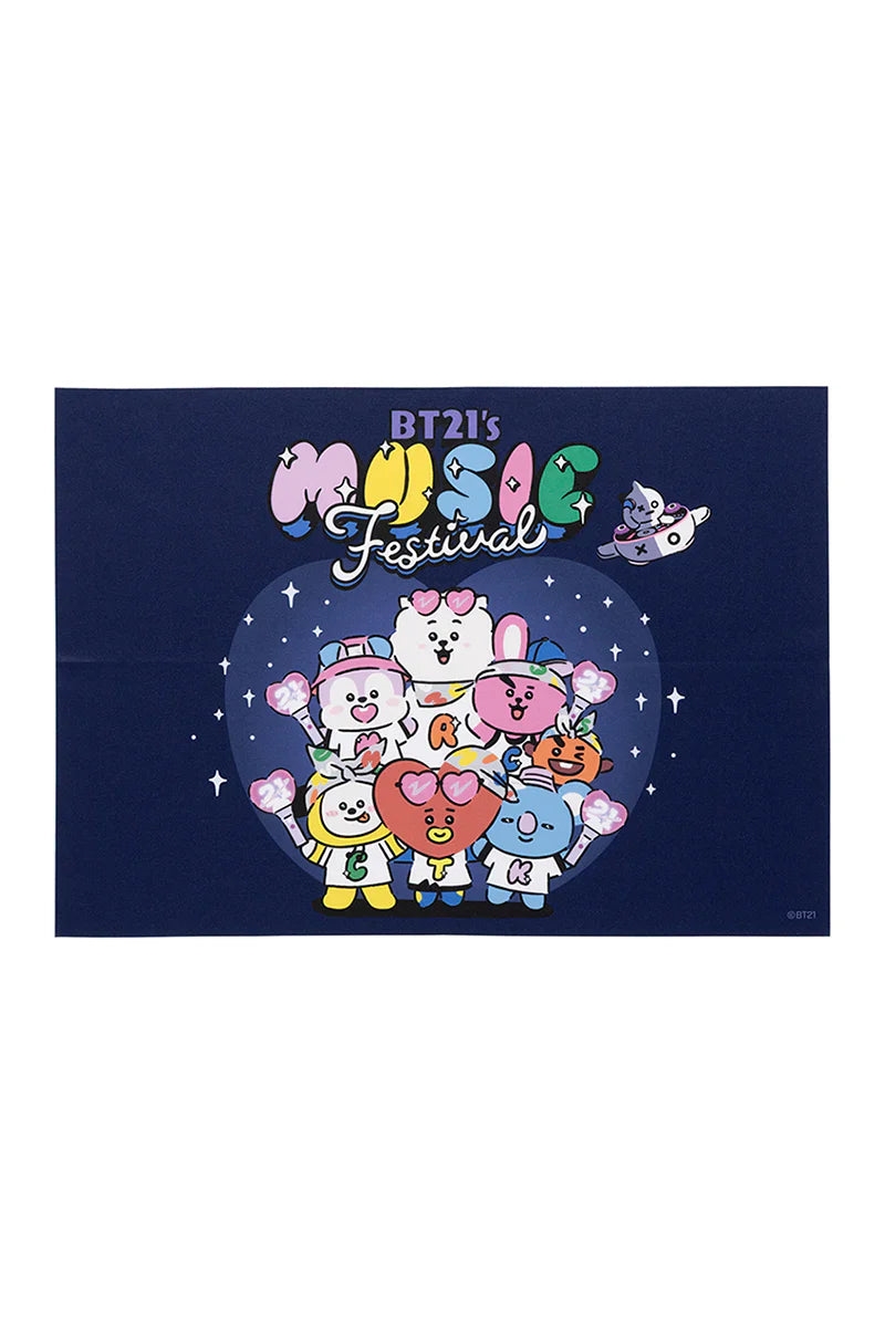 Bt21 - Cinema & Music Festival Fabric Poster B3 (Music Festival)/Product Detail/KPOP Merch