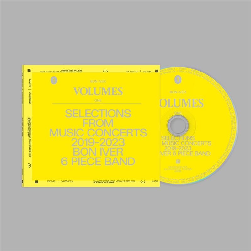 Volumes: One Selections From Music Concerts 2019-2023 Bon Iver 6 Piece Band/Product Detail/Alternative