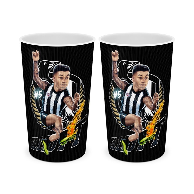 AFL - Collingwood Grange Lenticular Tumbler - Elliot/Product Detail/Drinkware