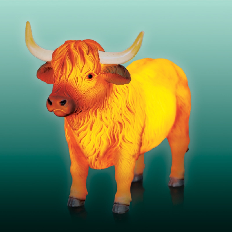 Highland Cow Table Lamp Version 2/Product Detail/Lighting