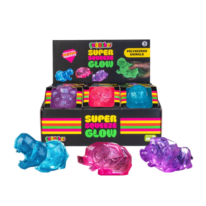 Smoosho's Super Glow-in-the-dark Polyhedron Animals (SENT AT RANDOM)/Product Detail/Toys