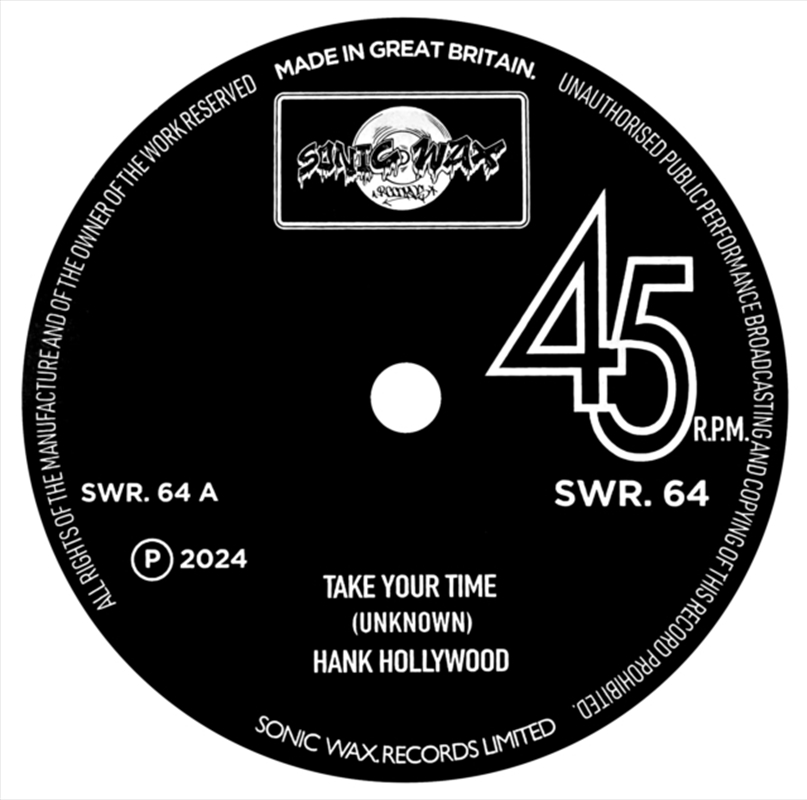 Take Your Time/Product Detail/R&B