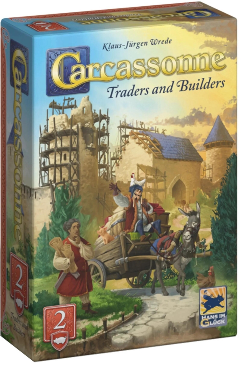 Carcassonne Expansion 2 - Traders And Builders (2025 Redesign)/Product Detail/Board Games