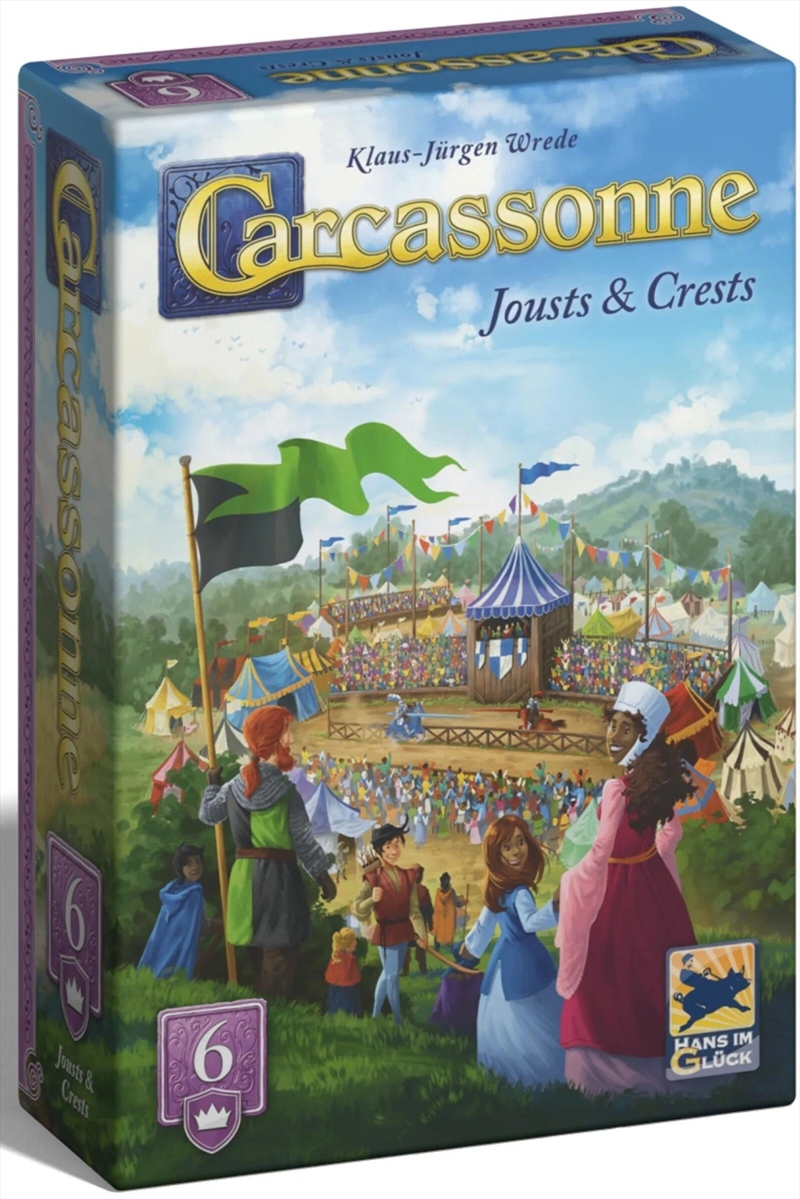 Carcassonne Expansion 6 - Jousts And Crests (2025 Redesign)/Product Detail/Board Games