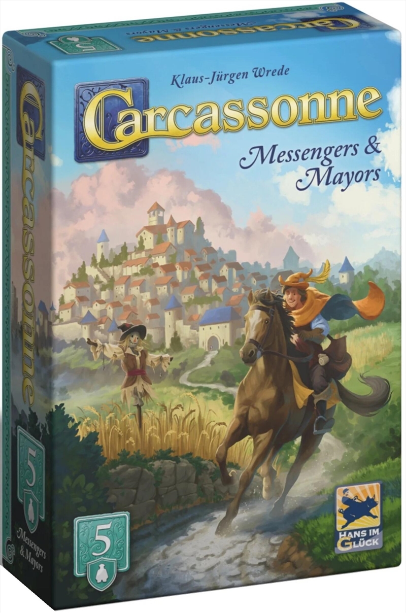 Carcassonne Expansion 5 - Messenger And Mayor (2025 Redesign)/Product Detail/Board Games