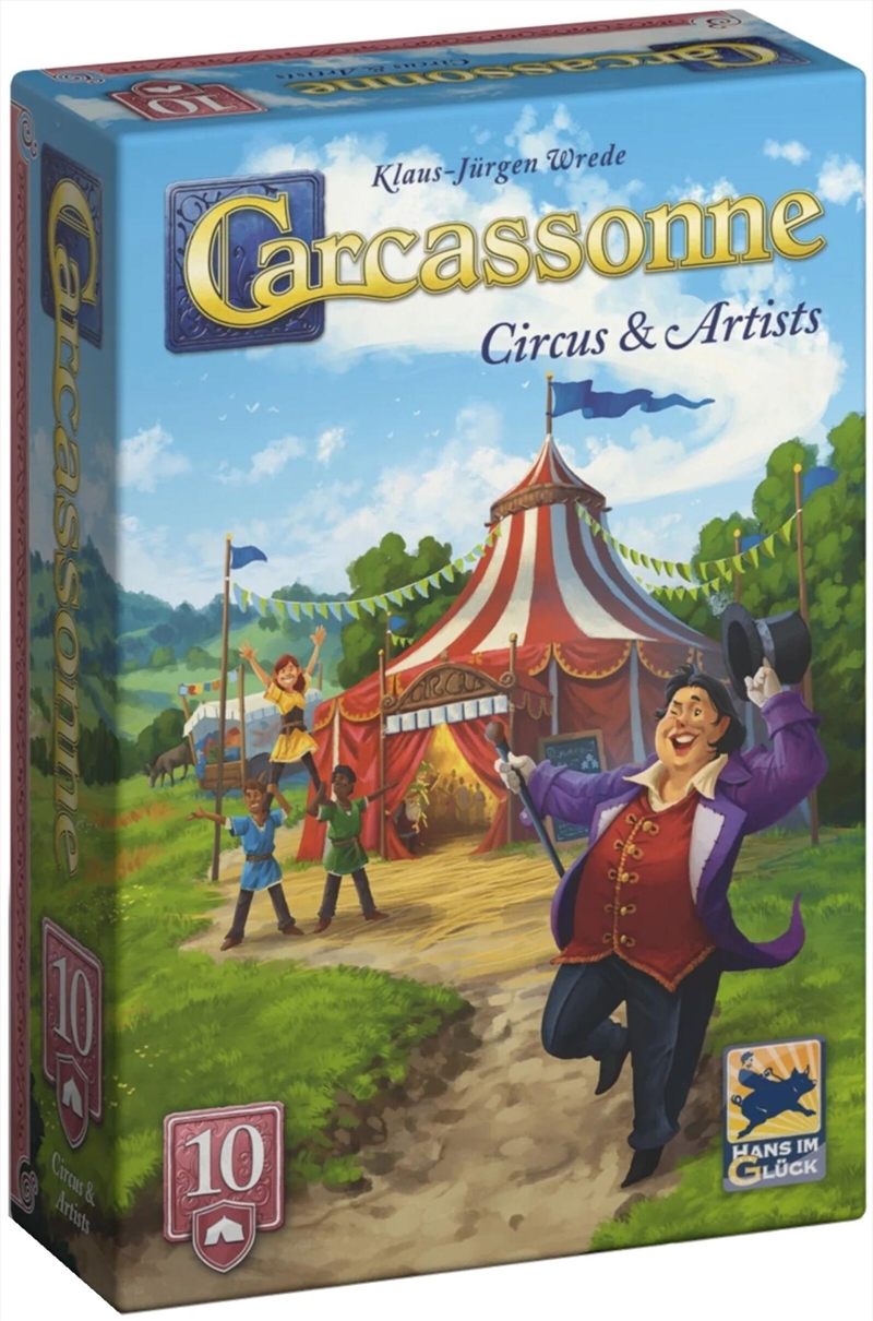 Carcassonne Expansion 10 - Circus And Artist (2025 Redesign)/Product Detail/Board Games