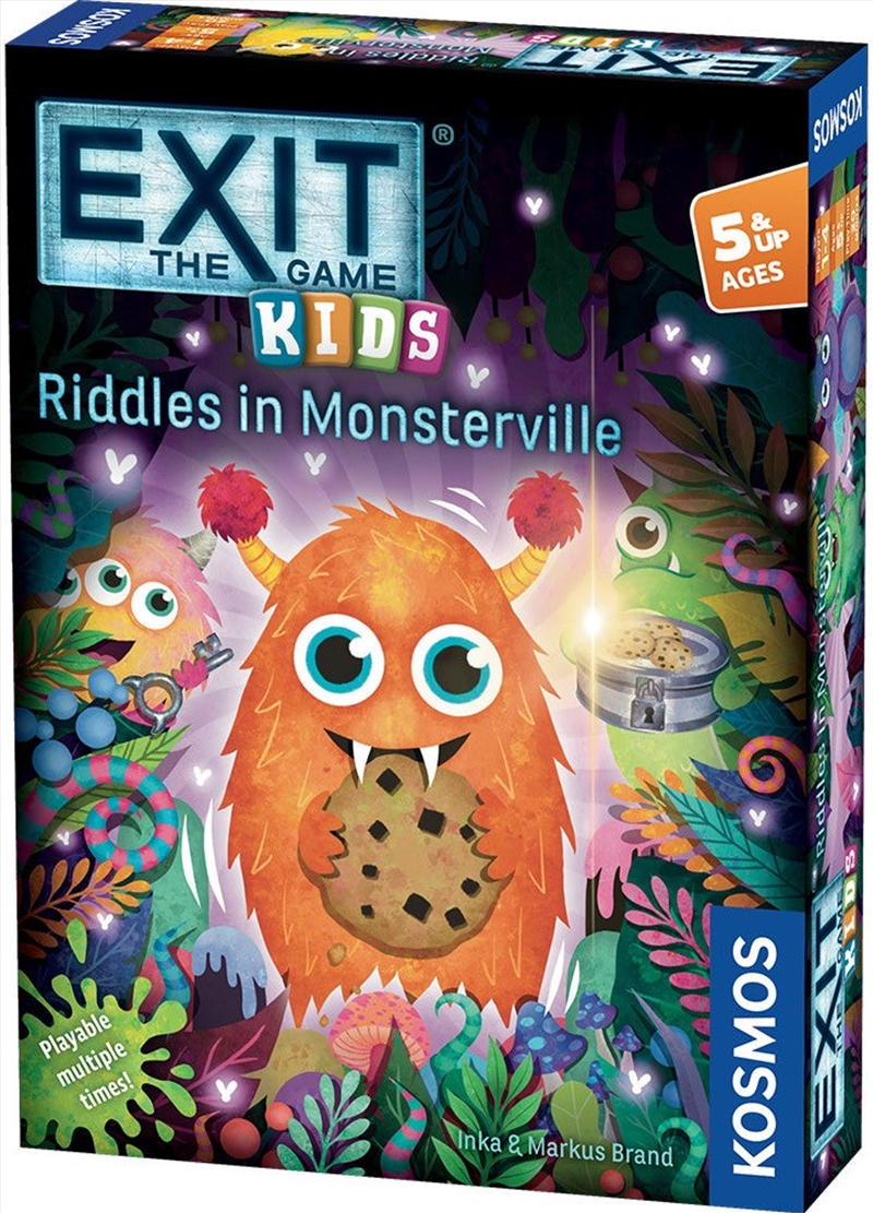 Exit The Game Kids Riddles In Monsterville/Product Detail/Board Games