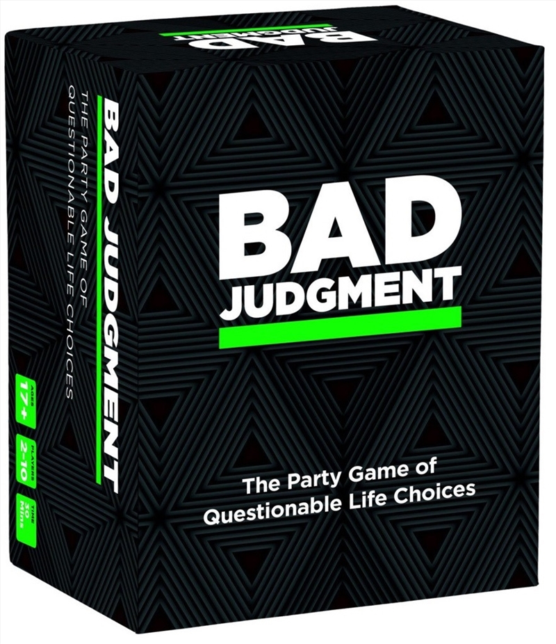 Bad Judgment/Product Detail/Card Games
