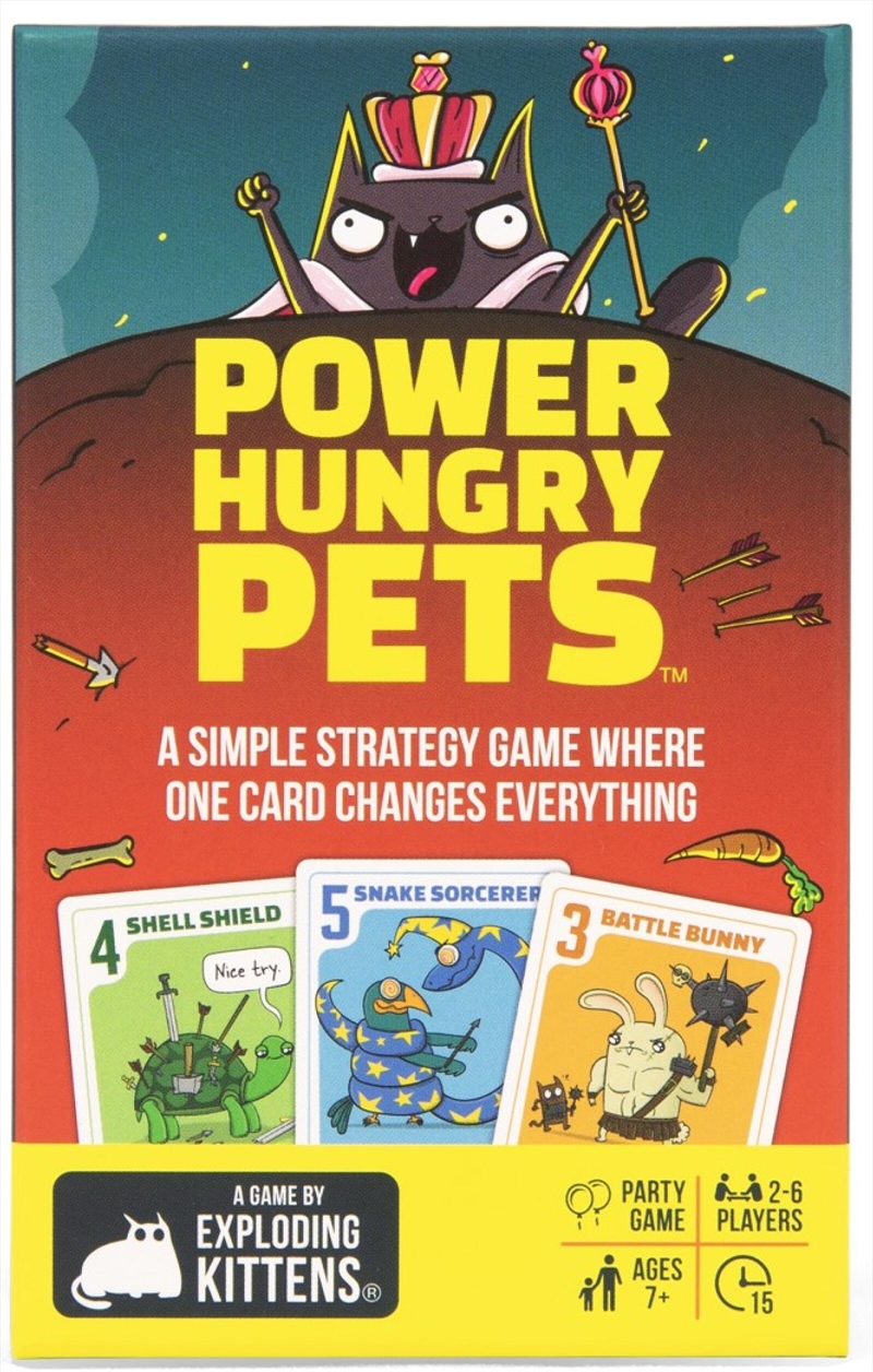 Power Hungry Pets Small Box (By Exploding Kittens)/Product Detail/Card Games