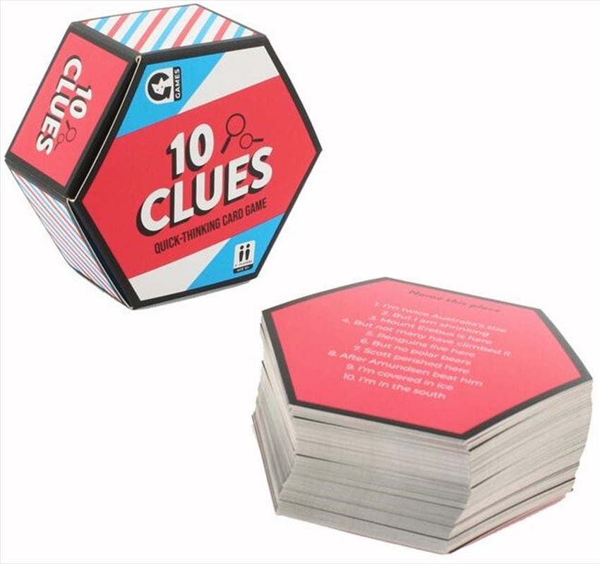 Hex Games - 10 Clues/Product Detail/Card Games