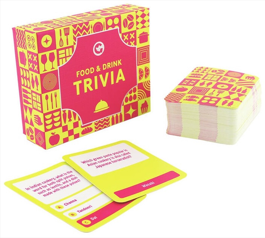 Food And Drink Trivia/Product Detail/Card Games