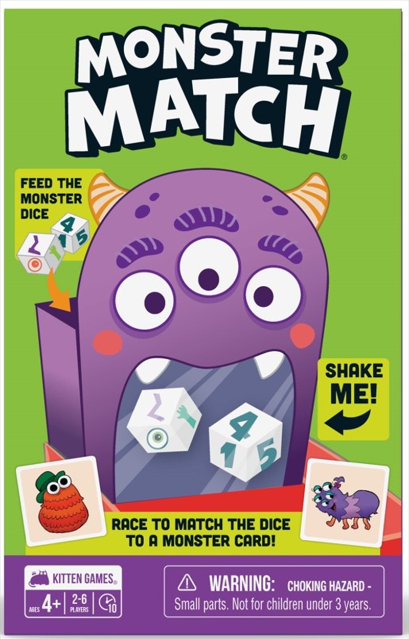 Monster Match (By Exploding Kittens)/Product Detail/Dice Games