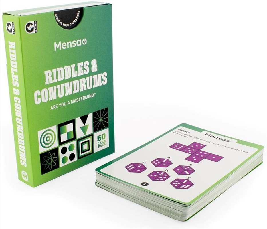 Mensa - Riddles And Conundrums/Product Detail/Dice Games