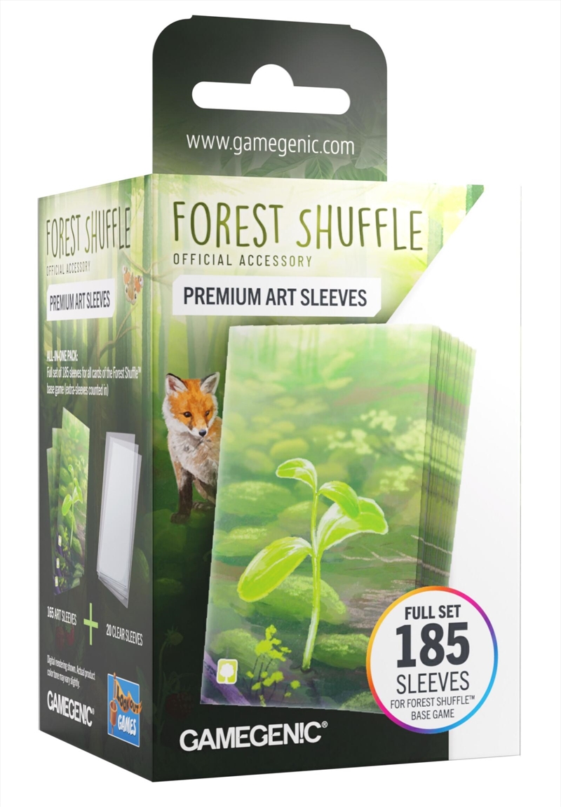 Gamegenic Forest Shuffle - Art Sleeves (59 X 91 Mm) (185 Sleeves Per Pack)/Product Detail/Games Accessories