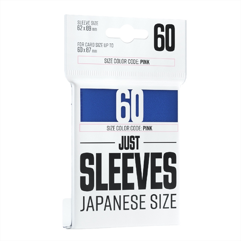 Gamegenic Just Sleeves Japanese Size Blue/Product Detail/Games Accessories