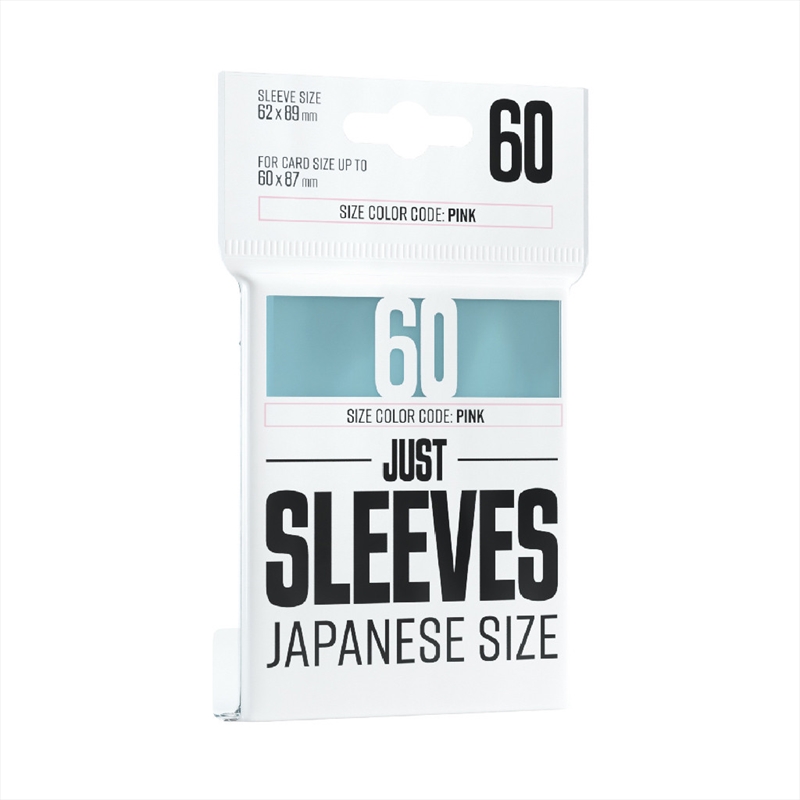 Gamegenic Just Sleeves Japanese Size Clear/Product Detail/Games Accessories