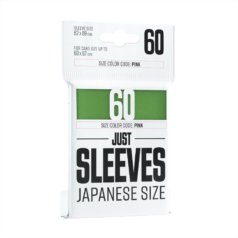 Gamegenic Just Sleeves Japanese Size Green/Product Detail/Games Accessories