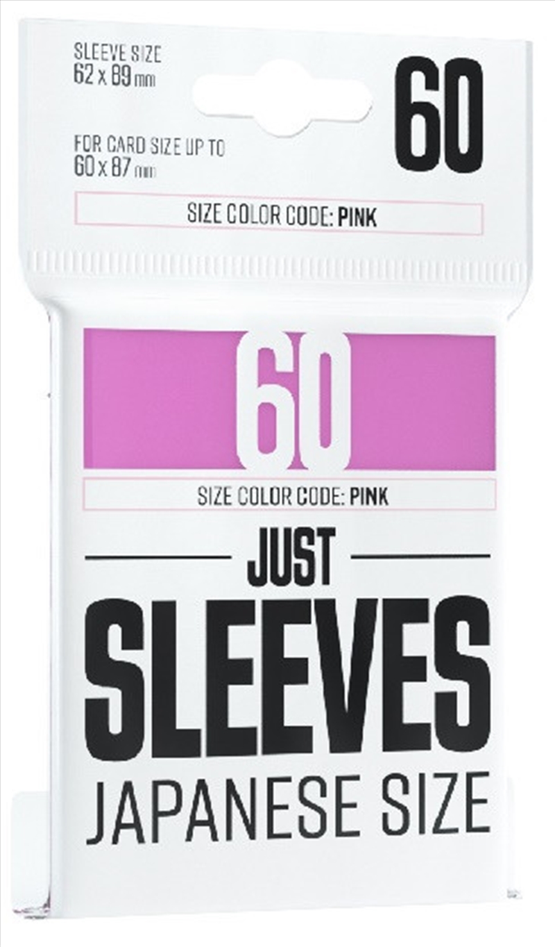 Gamegenic Just Sleeves Japanese Size Pink/Product Detail/Games Accessories