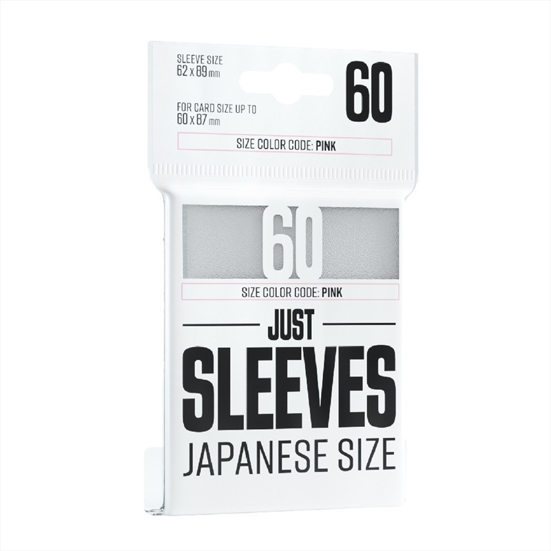Gamegenic Just Sleeves Japanese Size White/Product Detail/Games Accessories