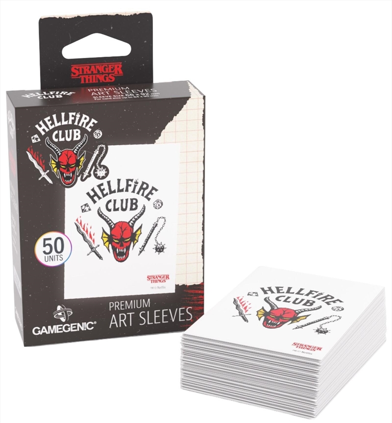 Gamegenic Stranger Things - Hellfire Club Art Sleeves Hellfire Club/Product Detail/Games Accessories