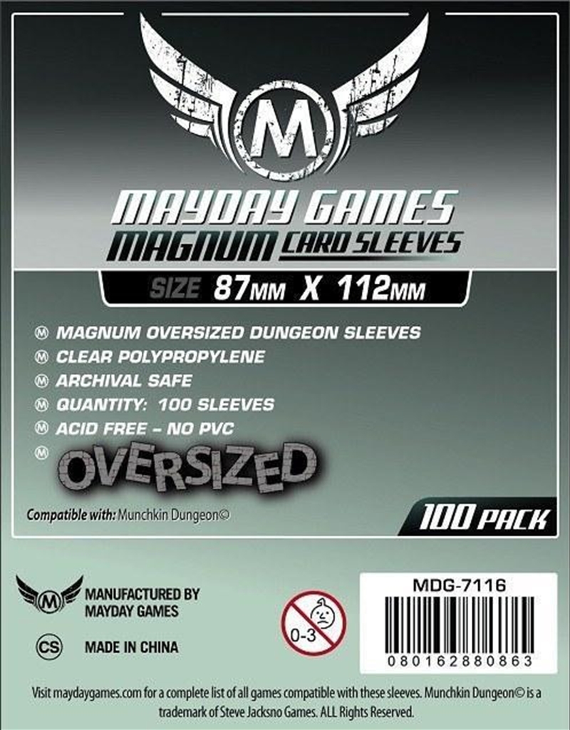 Mayday - Magnum Oversized Dungeon Sleeves - 87 X 112 Mm/Product Detail/Games Accessories
