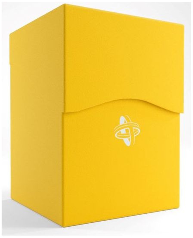 Gamegenic Deck Holder Holds 100 Sleeves Deck Box Yellow/Product Detail/Games Accessories