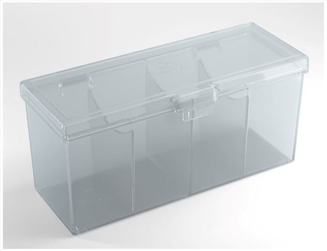 Gamegenic Fourtress Holds 320 Sleeves Deck Box Clear/Product Detail/Games Accessories