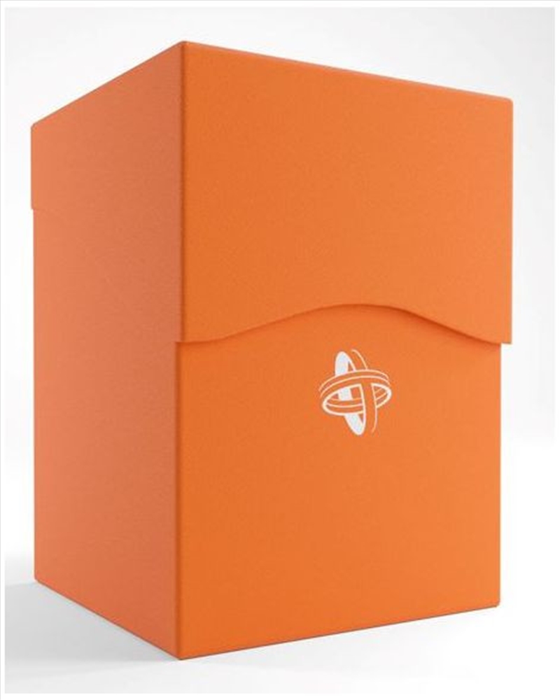 Gamegenic Deck Holder Holds 100 Sleeves Deck Box Orange/Product Detail/Games Accessories
