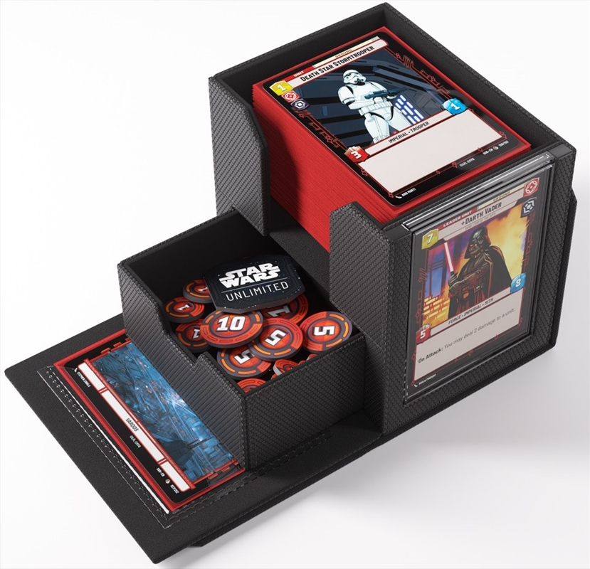 Gamegenic Star Wars Unlimited Deck Pod - Black/Product Detail/Games Accessories