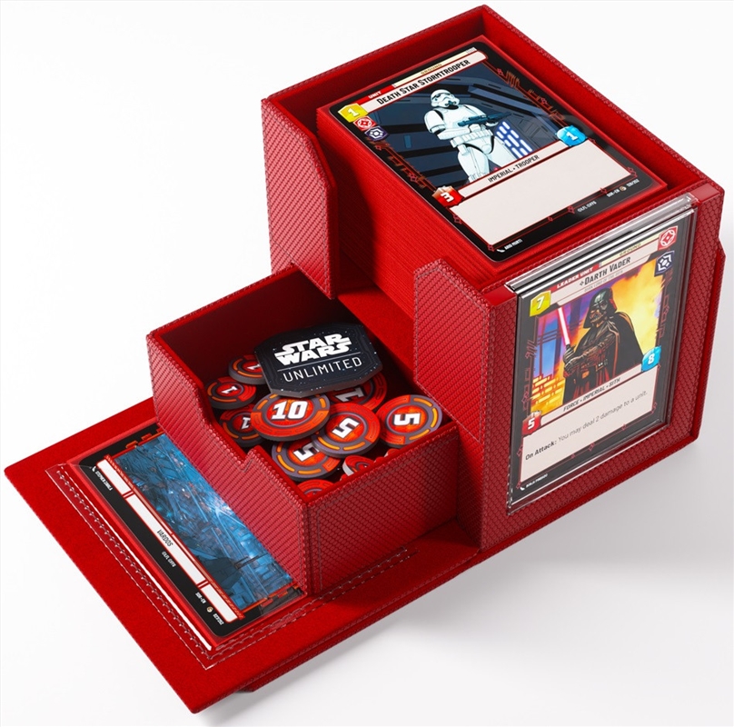 Gamegenic Star Wars Unlimited Deck Pod - Red/Product Detail/Games Accessories