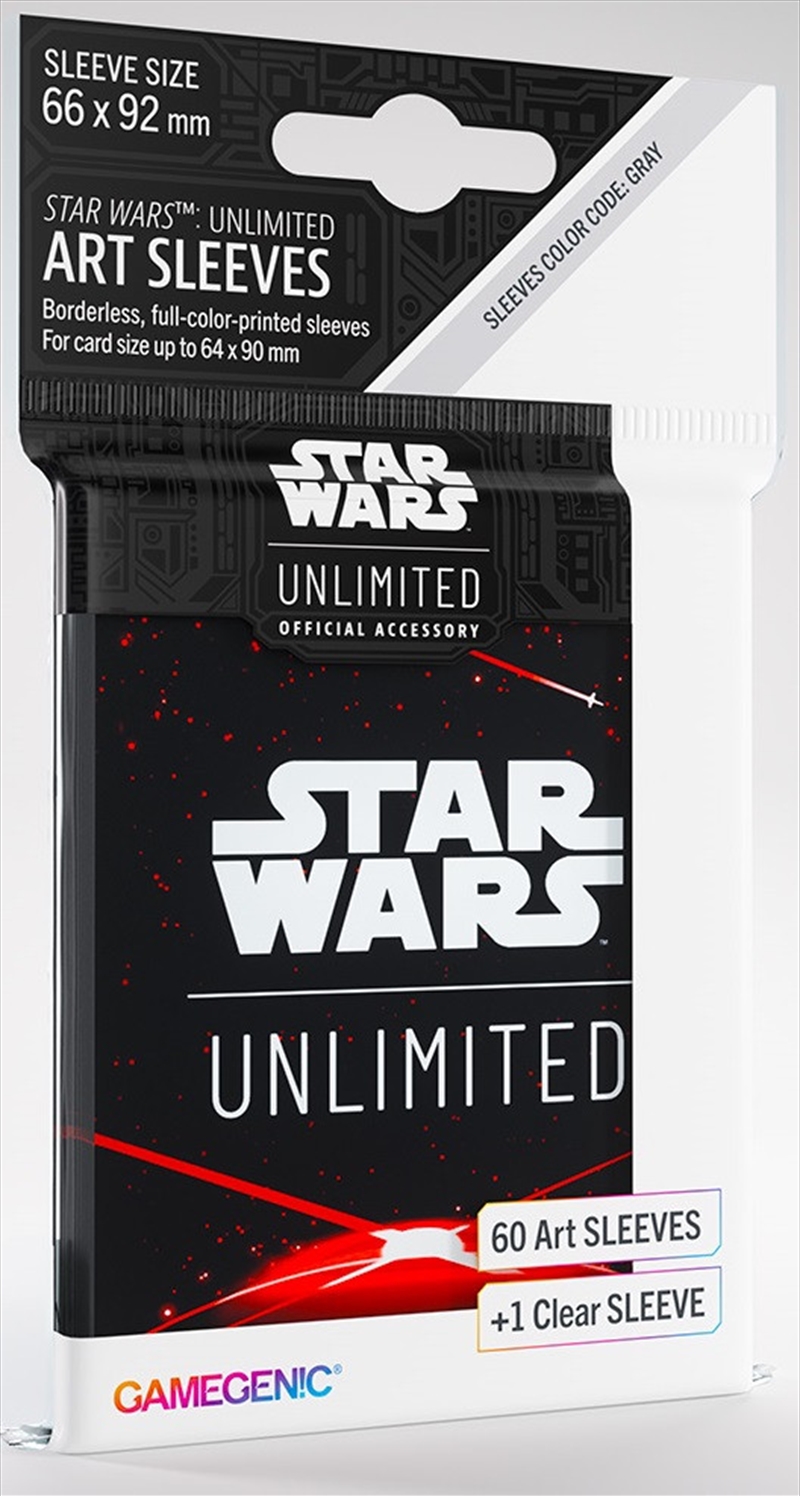 Gamegenic Star Wars Unlimited Art Sleeves - Space Red/Product Detail/Games Accessories