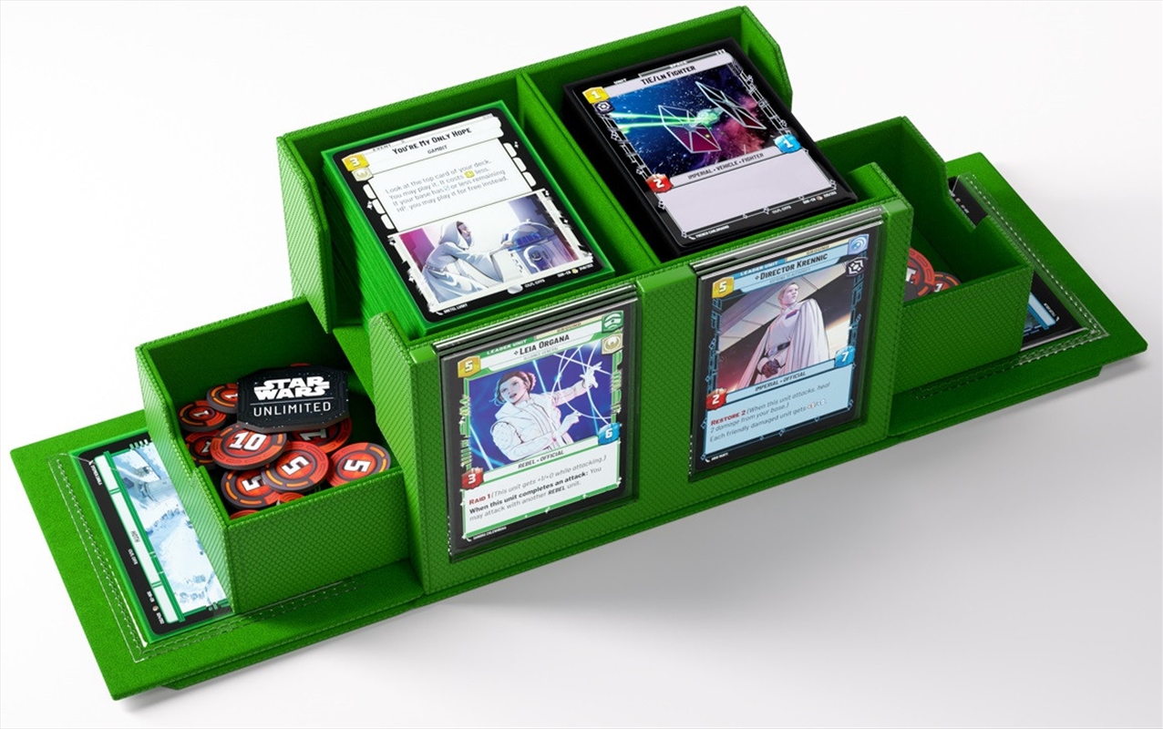 Gamegenic Star Wars Unlimited Double Deck Pod - Green/Product Detail/Games Accessories