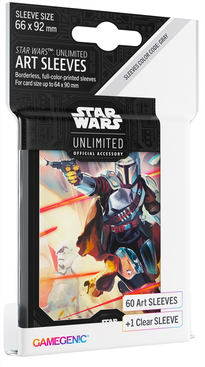 Gamegenic Star Wars Unlimited Art Sleeves - Mandalorian/Product Detail/Games Accessories