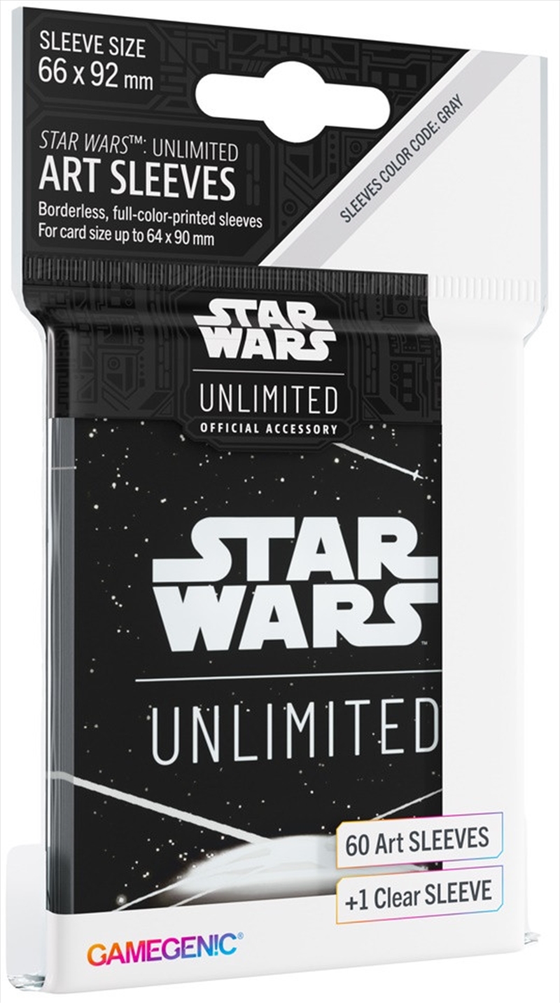 Gamegenic Star Wars Unlimited Art Sleeves - Card Back White/Product Detail/Games Accessories