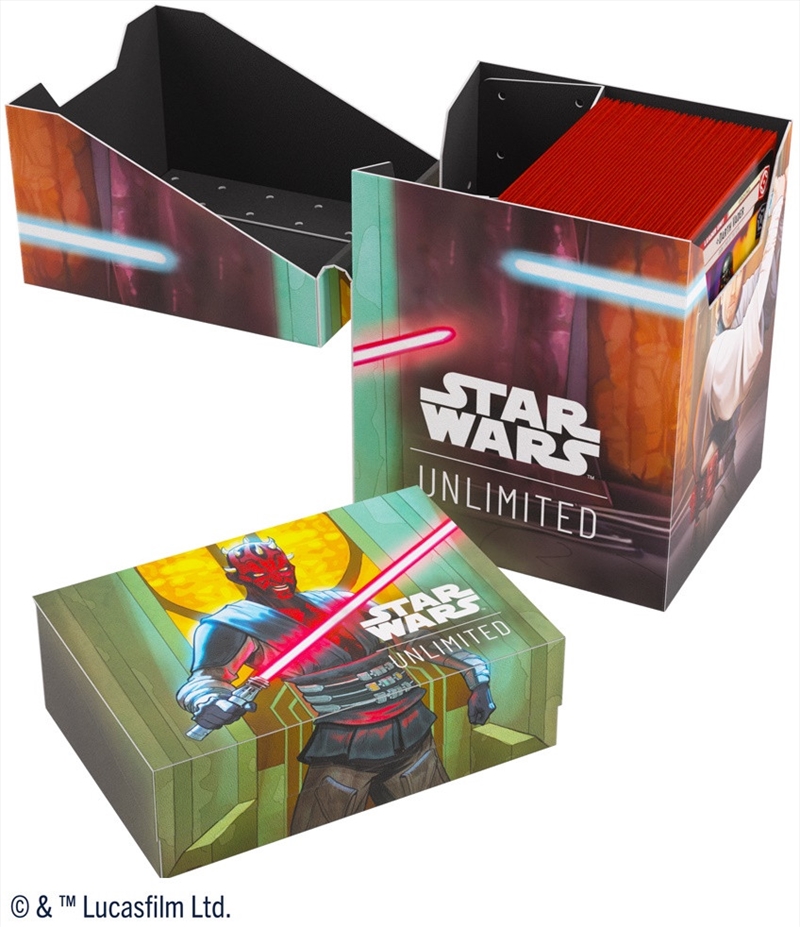 Gamegenic Star Wars Unlimited Soft Crate - Obi-Wan Kenobi/Darth Maul/Product Detail/Games Accessories