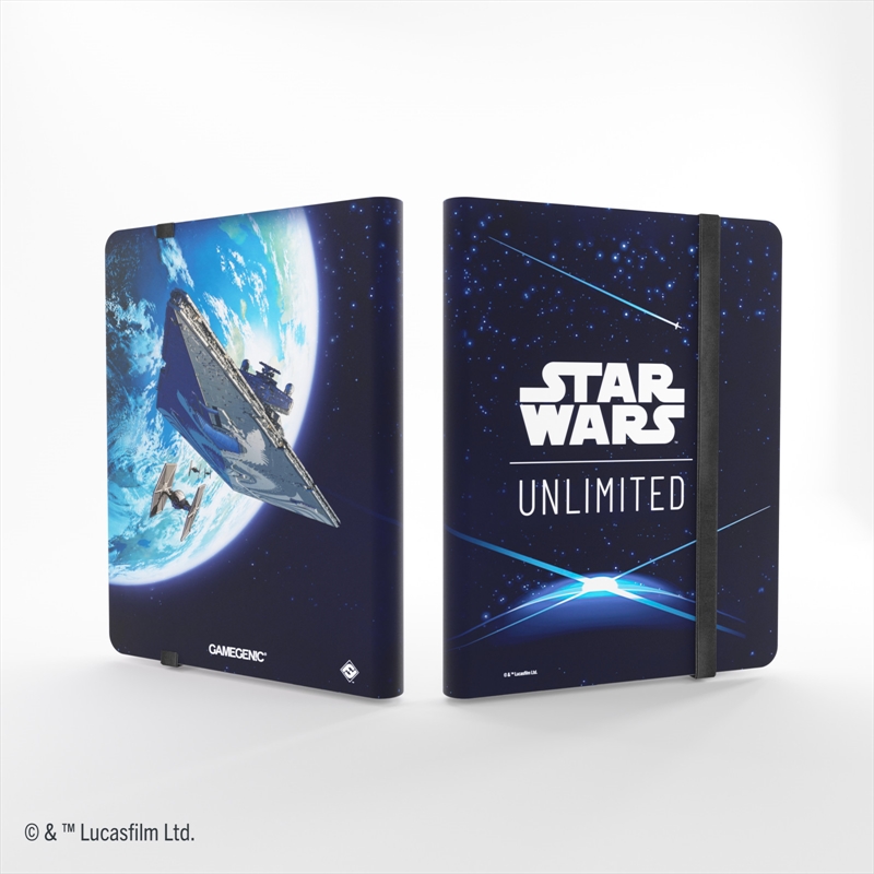 Gamegenic Star Wars Unlimited 18-Pocket Album - Card Back Blue/Product Detail/Games Accessories