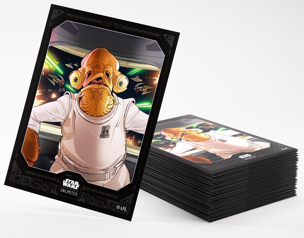 Gamegenic Star Wars Unlimited Art Sleeves - Admiral Ackbar/Product Detail/Games Accessories