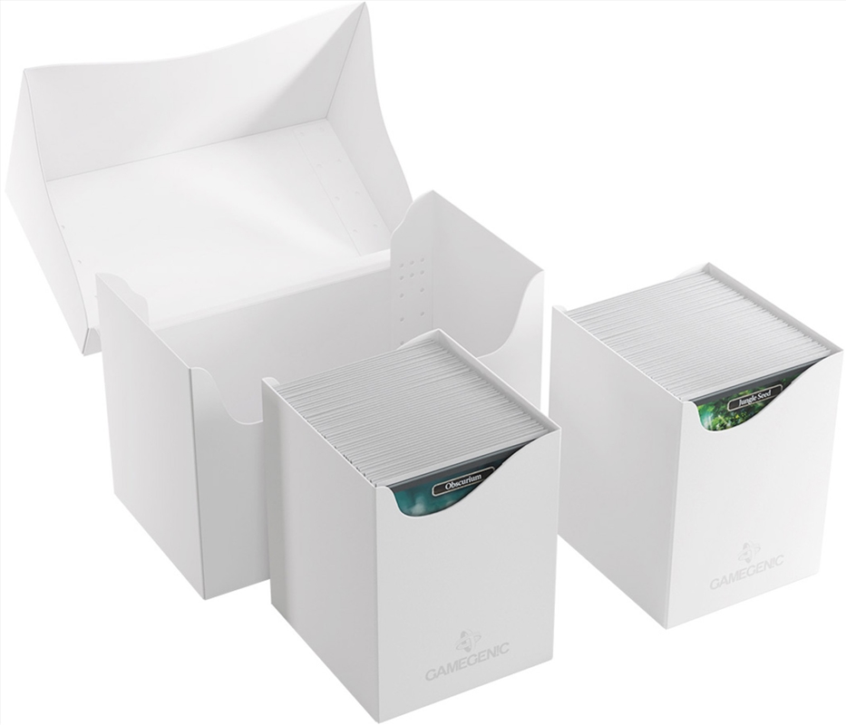 Gamegenic Double Deck Holder 200+ Xl White/Product Detail/Games Accessories