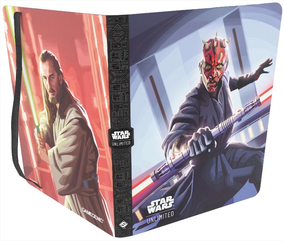Gamegenic Star Wars Unlimited 18-Pocket Album - Qui-Gon Jinn/Darth Maul/Product Detail/Games Accessories