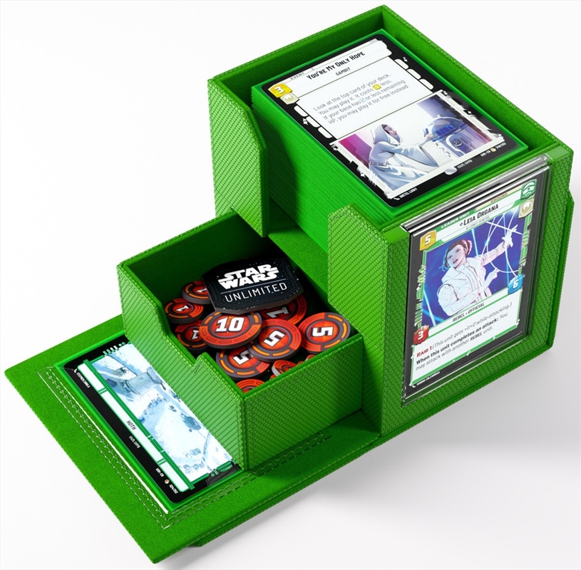 Gamegenic Star Wars Unlimited Deck Pod - Green/Product Detail/Games Accessories