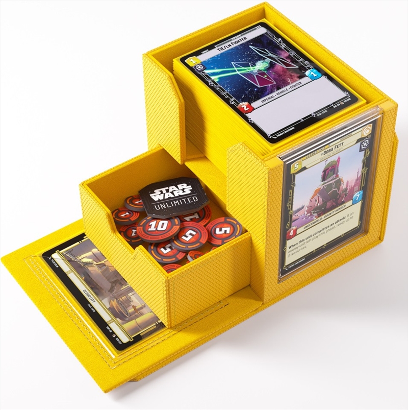 Gamegenic Star Wars Unlimited Deck Pod - Yellow/Product Detail/Games Accessories