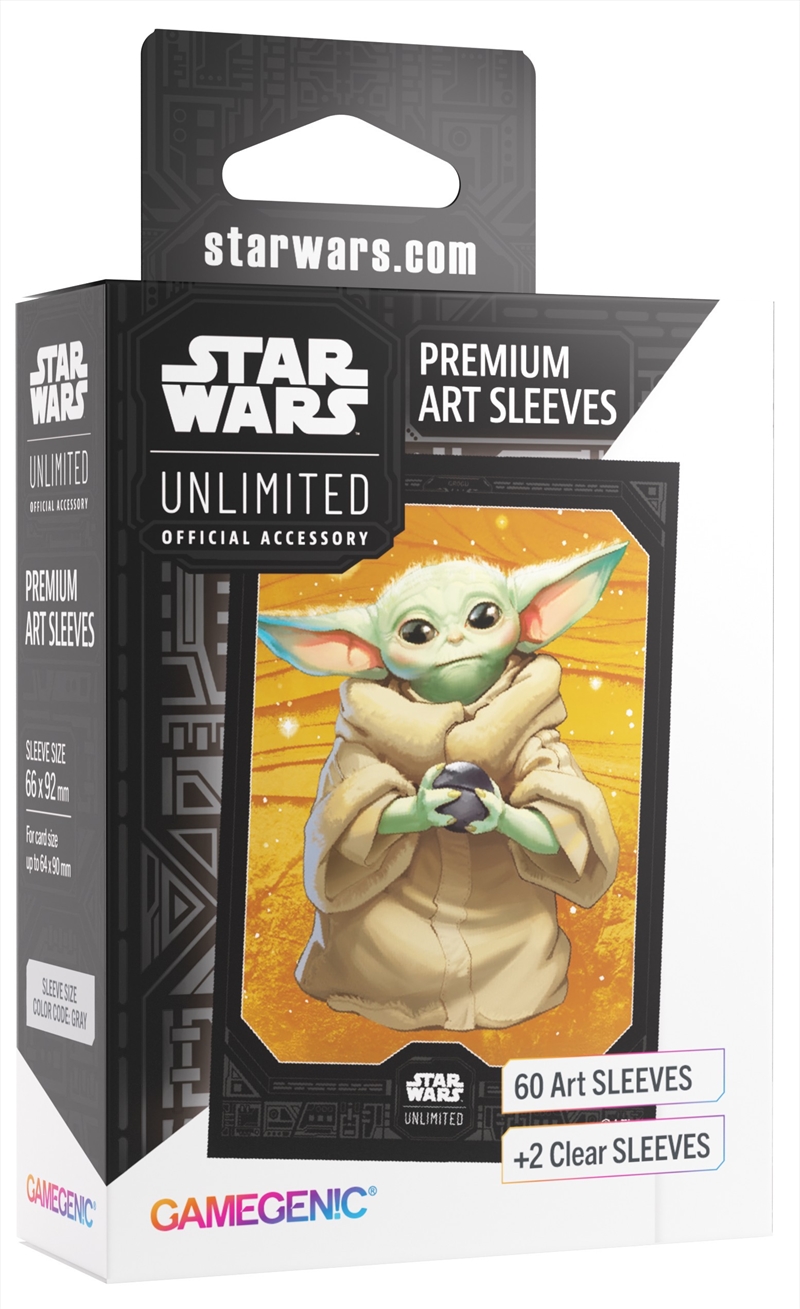 Gamegenic Star Wars Unlimited Premium Art Sleeves - Grogu/Product Detail/Games Accessories