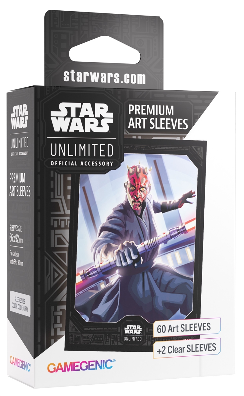 Gamegenic Star Wars Unlimited Premium Art Sleeves - Darth Maul/Product Detail/Games Accessories