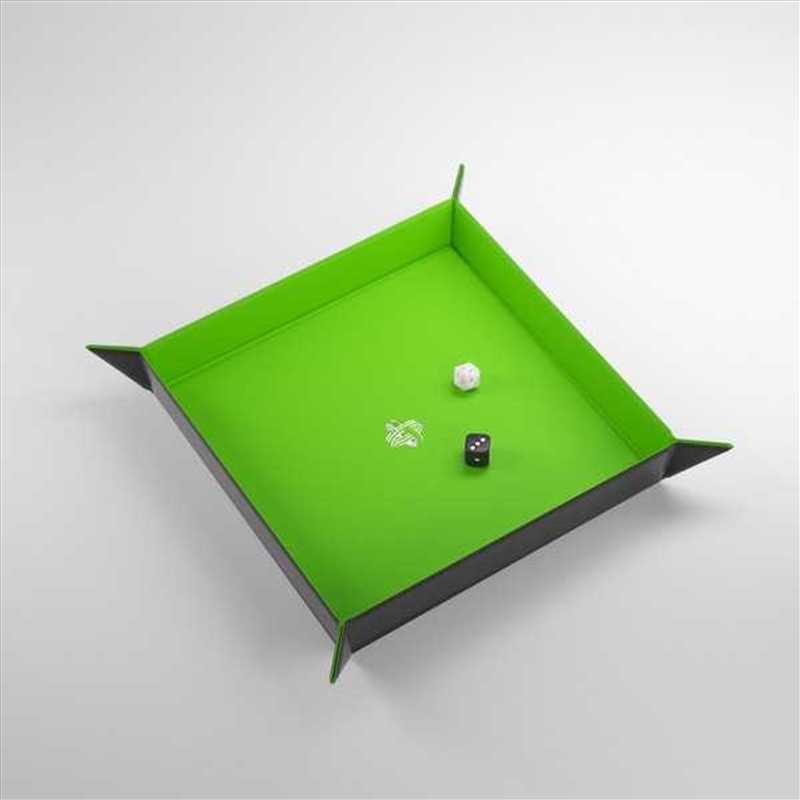 Gamegenic Magnetic Dice Tray Square Black/Green/Product Detail/Games Accessories