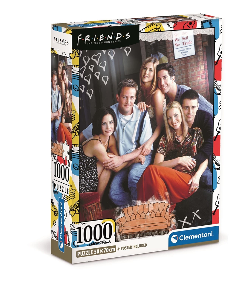 Clementoni Puzzle Friends Poster Included 1,000 Pieces/Product Detail/Jigsaw Puzzles