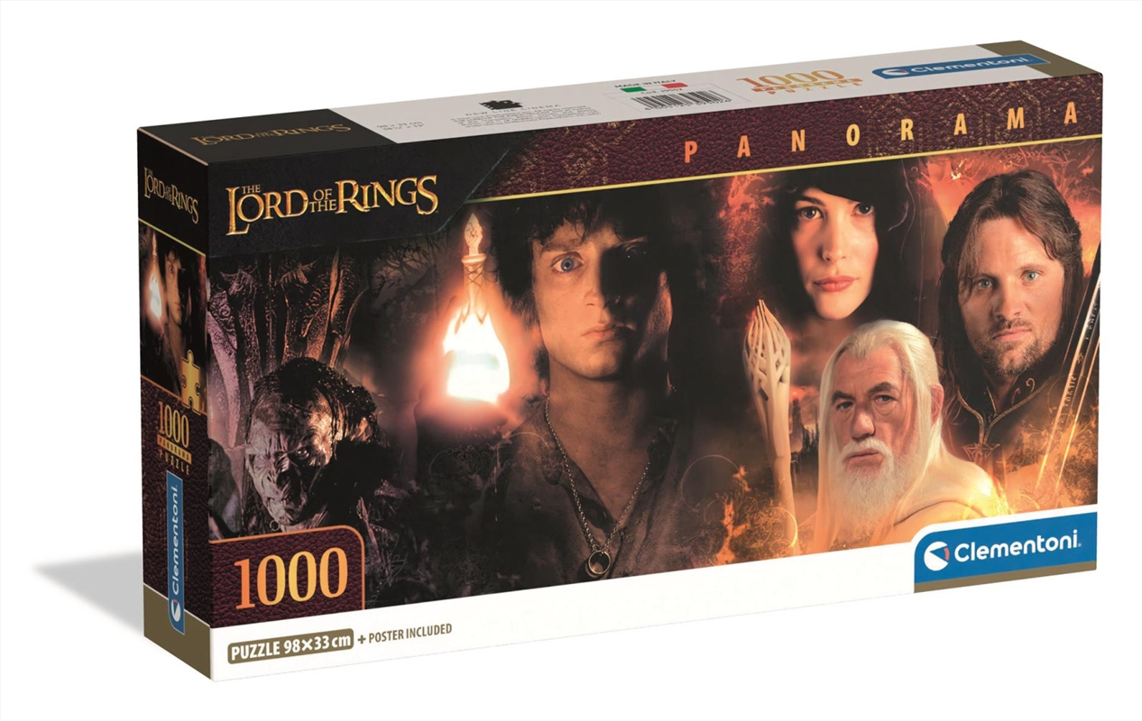 Clementoni Panorama Puzzle Lord Of The Rings Poster Included 1,000 Pieces/Product Detail/Jigsaw Puzzles
